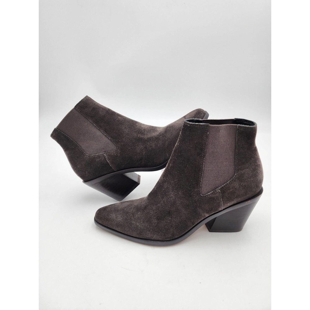 Rag & Bone Razor Chelsea Gray Suede Leather Pointed-toe Ankle Boot 36.5 … - Picture 4 of 15